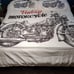 VINTAGE MOTORCYCLE BEDSPREAD