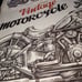 VINTAGE MOTORCYCLE BEDSPREAD