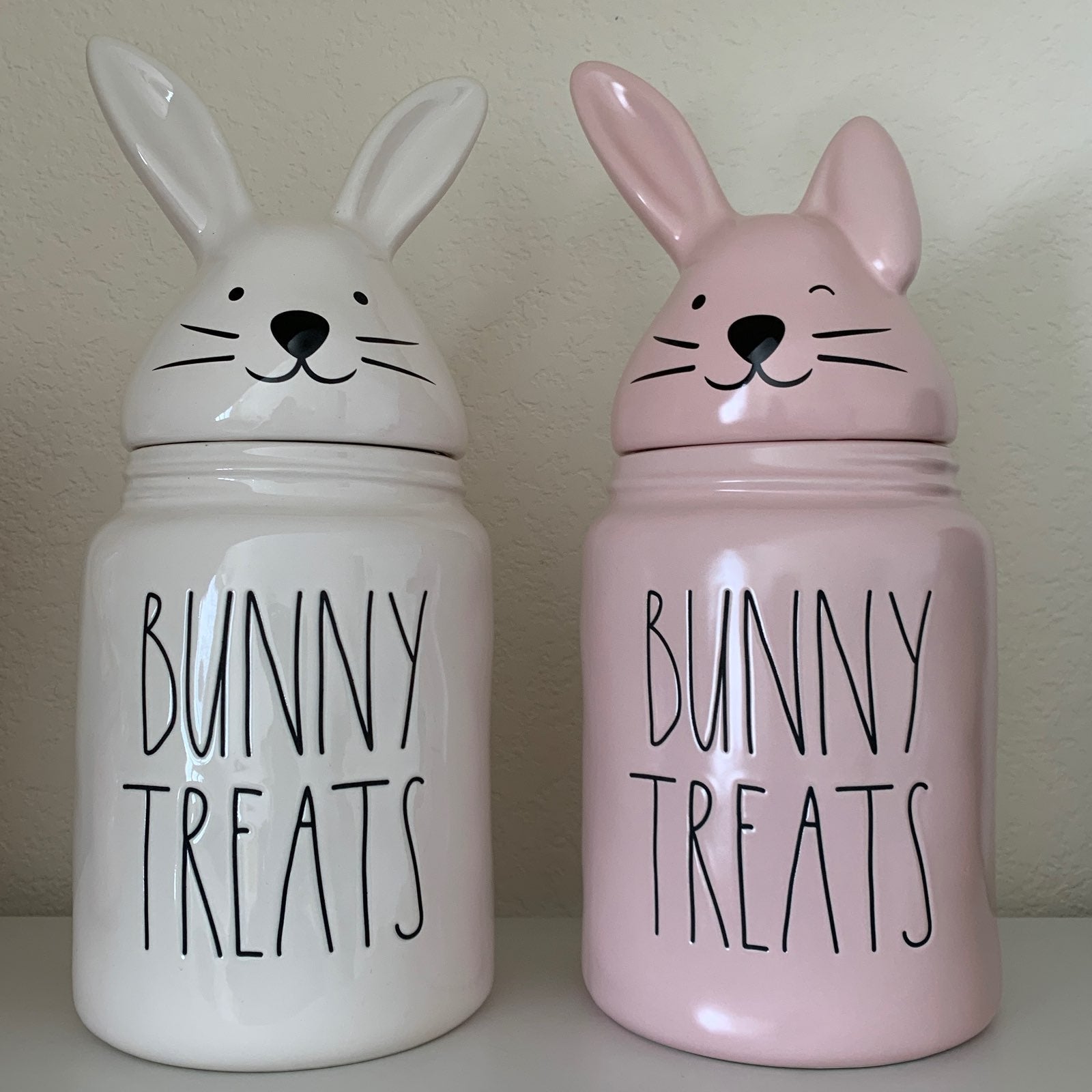 Rae Dunn Bunny Treats easter Canister