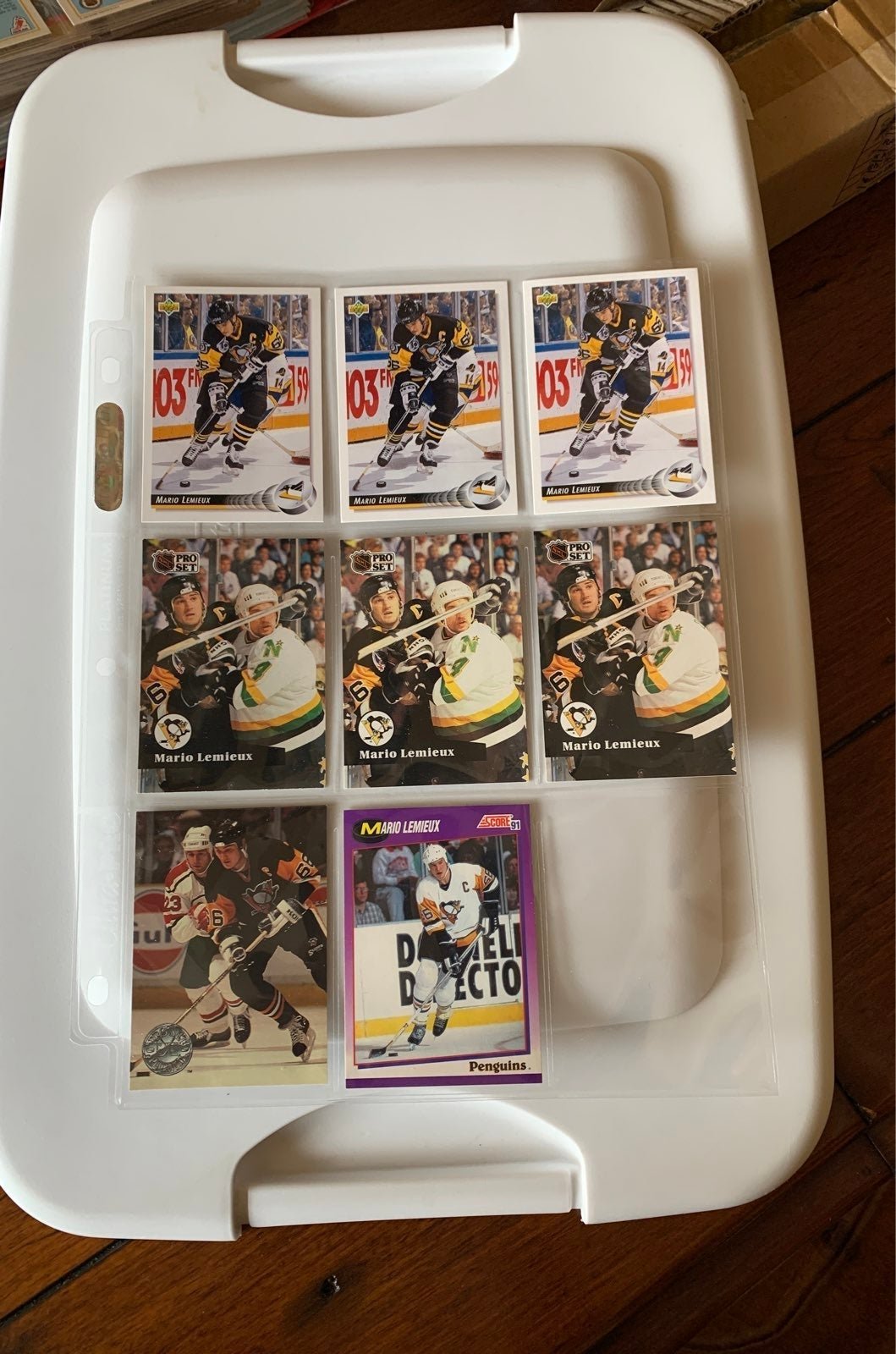 Mario Lemieux card lot (8)