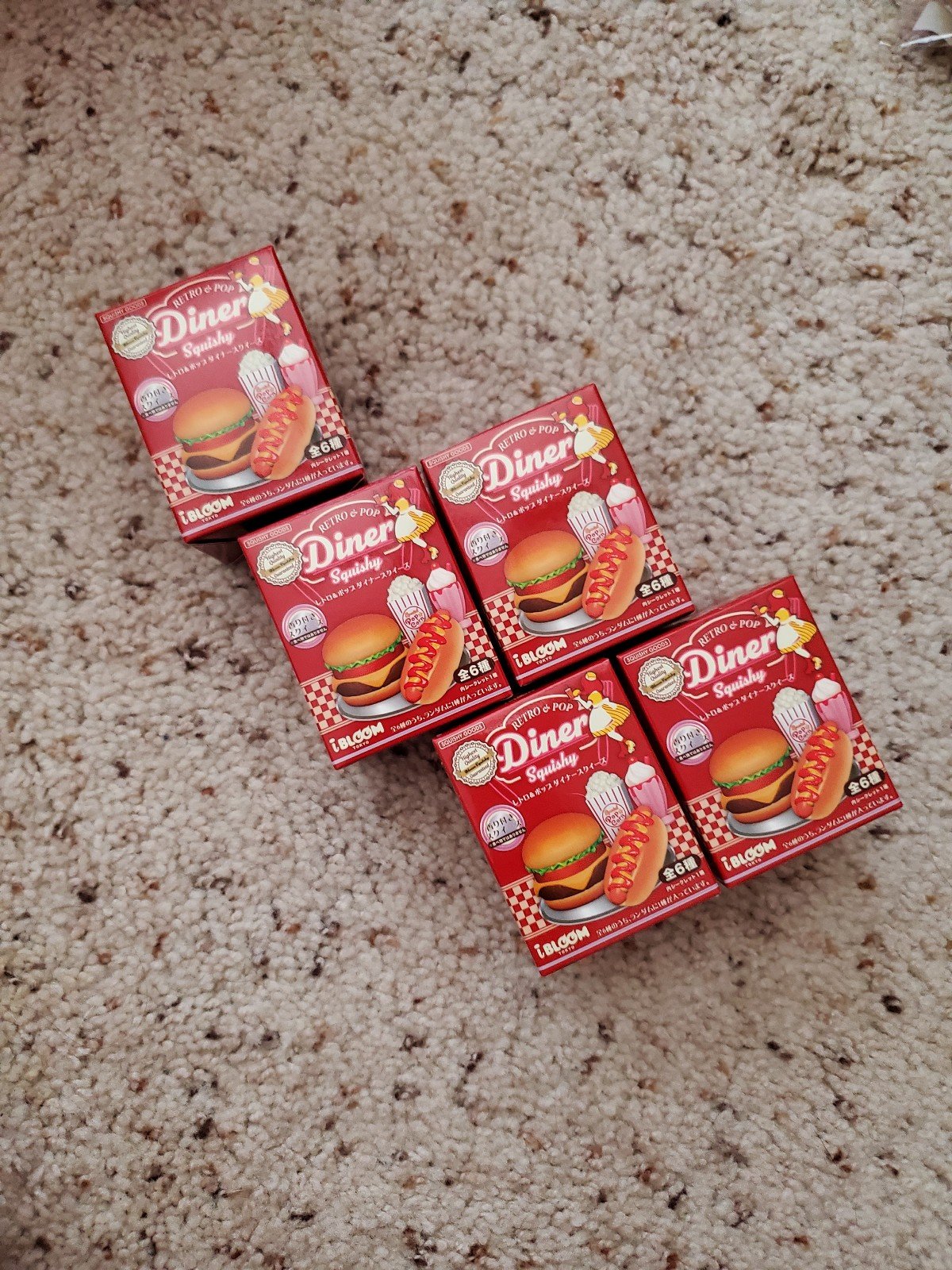 Ibloom mini diner squishies