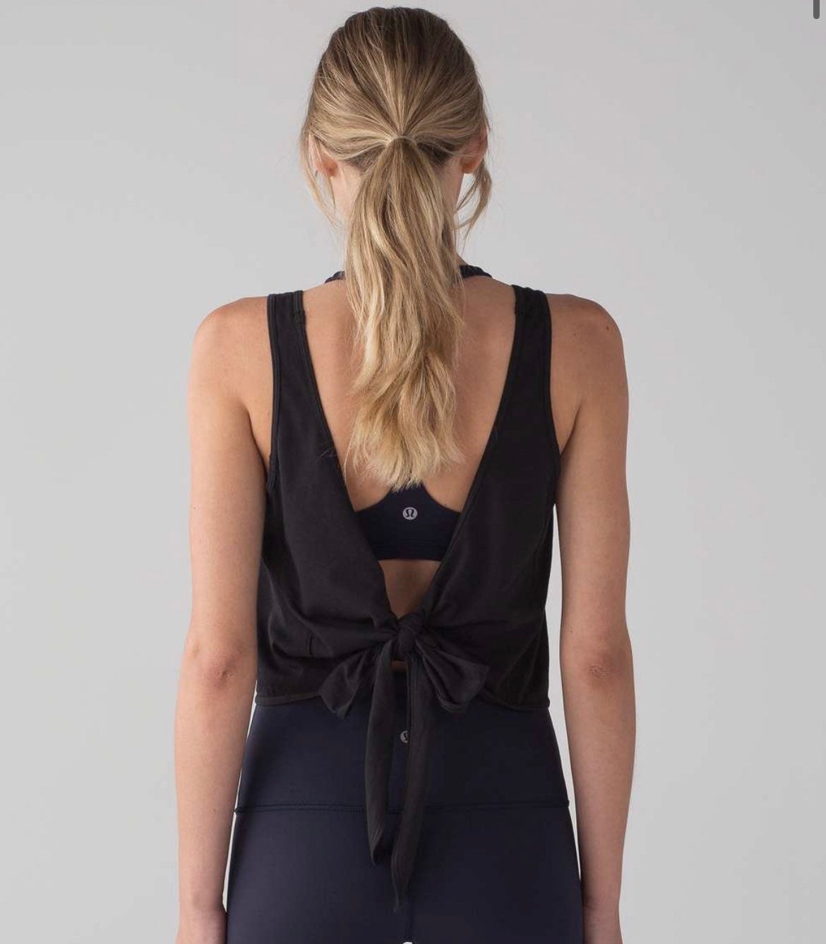 Lululemon Its A Tie Tank Black (First Release) 6