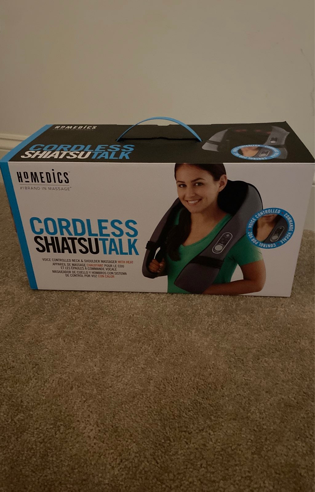HoMedics Voice Activated Neck & Shoulder Massager with Heat