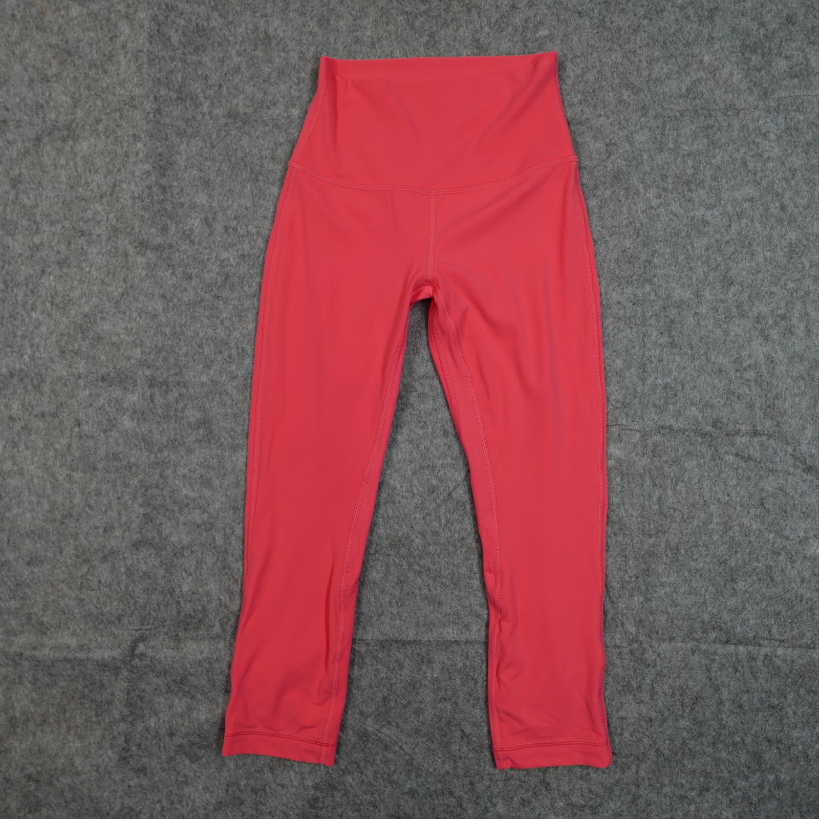 Lululemon Leggings Womens 4 Align Crop 21 Pink Workout Run Athletic Gym Soft