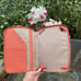 Michael Kors Pink Grapefruit Zippered Leather iPad Tablet Case