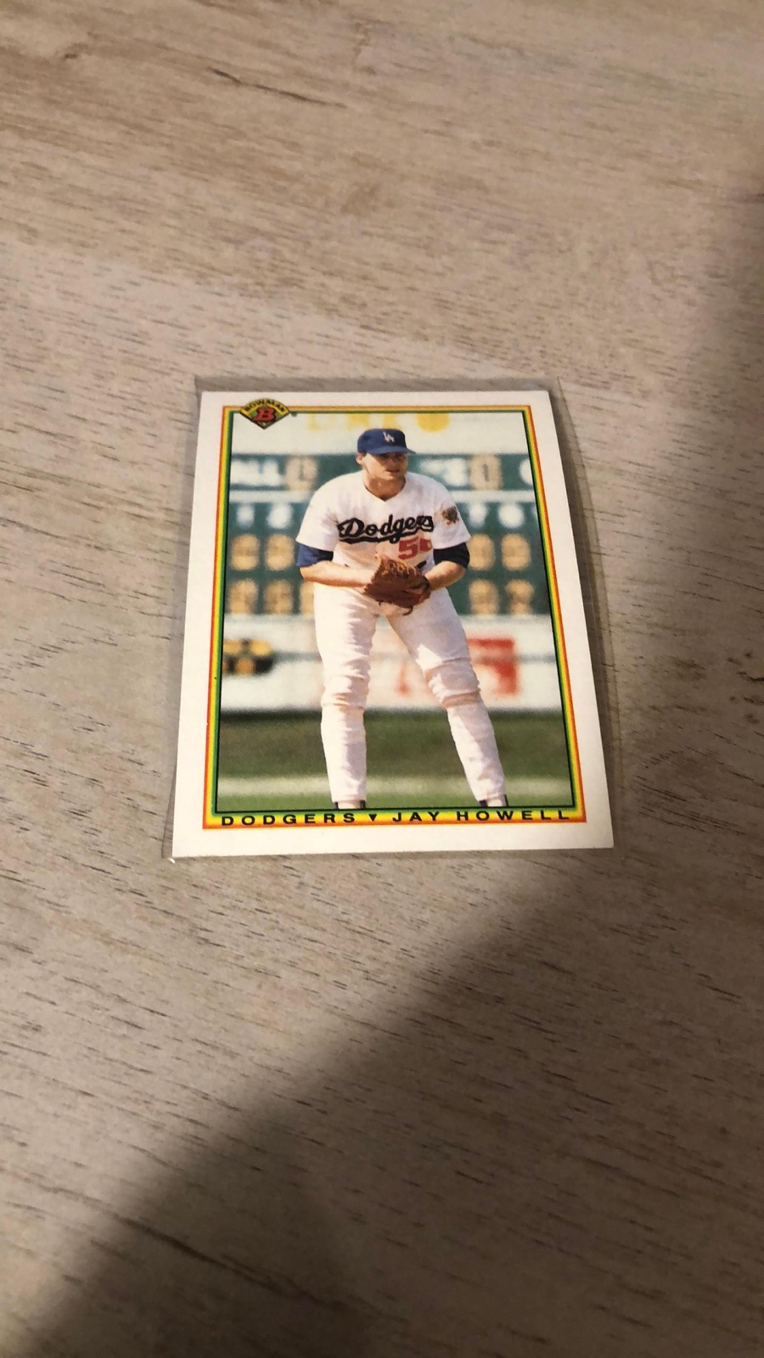 1990 Bowman Jay Howell P #83 Baseball Trading Card Item #1205