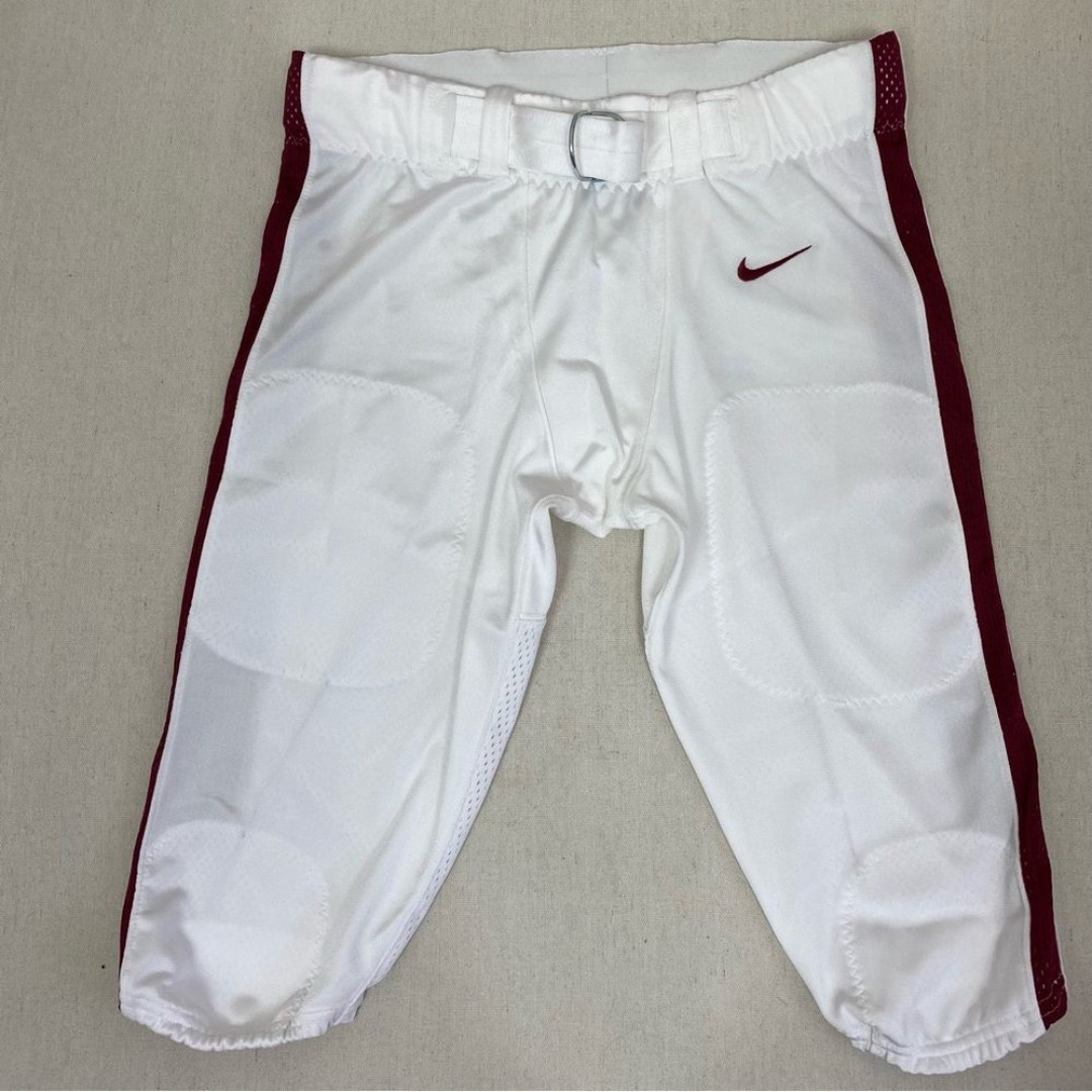 NIKE Vapor Pro White NFL Football Team Pants With Belt