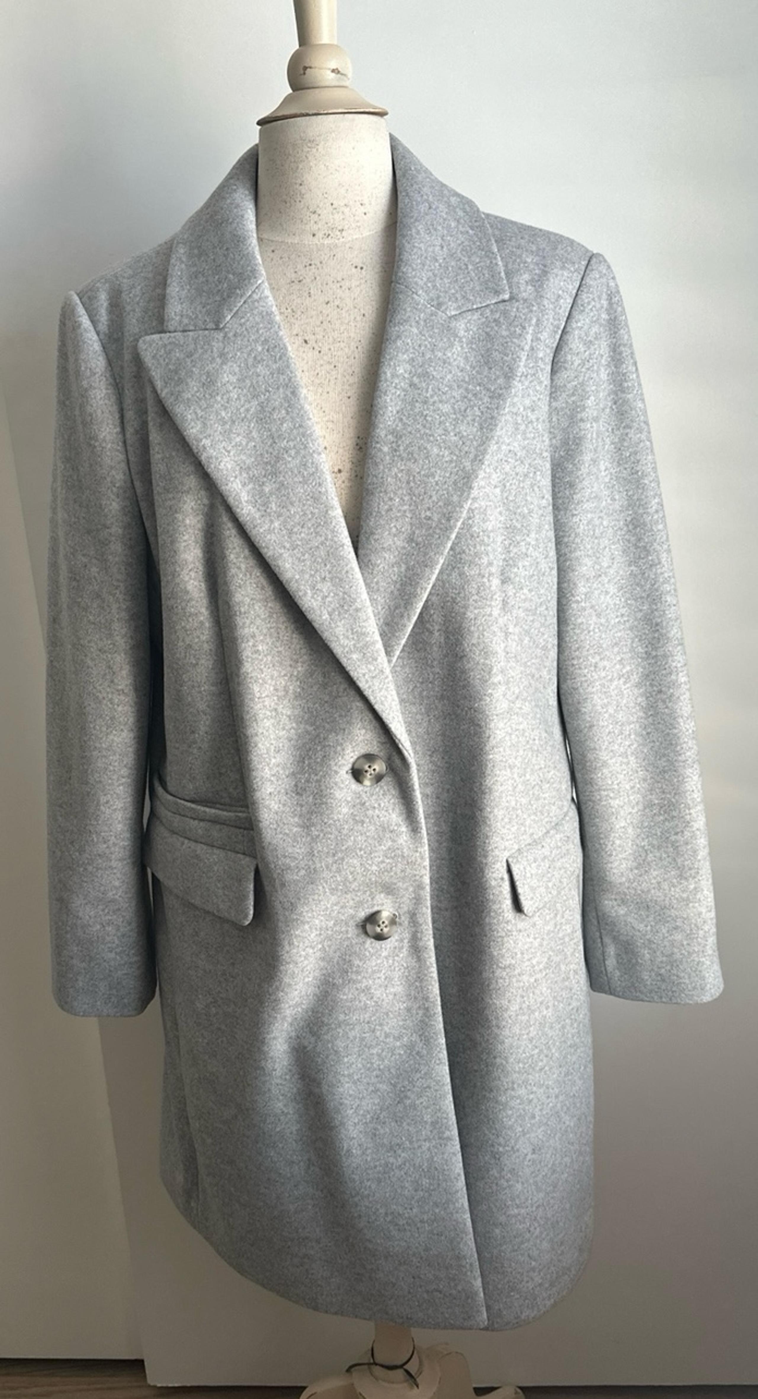 Last call! 
Primark long grey 2 button NEW with tags coat
