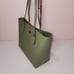 NWT Coach CR111 Leather City Tote Shoulder Bag in Military Green