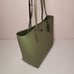 NWT Coach CR111 Leather City Tote Shoulder Bag in Military Green