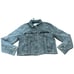 PISTOLA Trucker Jacket Womens S Gray/Black Denim Memento Long Sleeve Button NWT