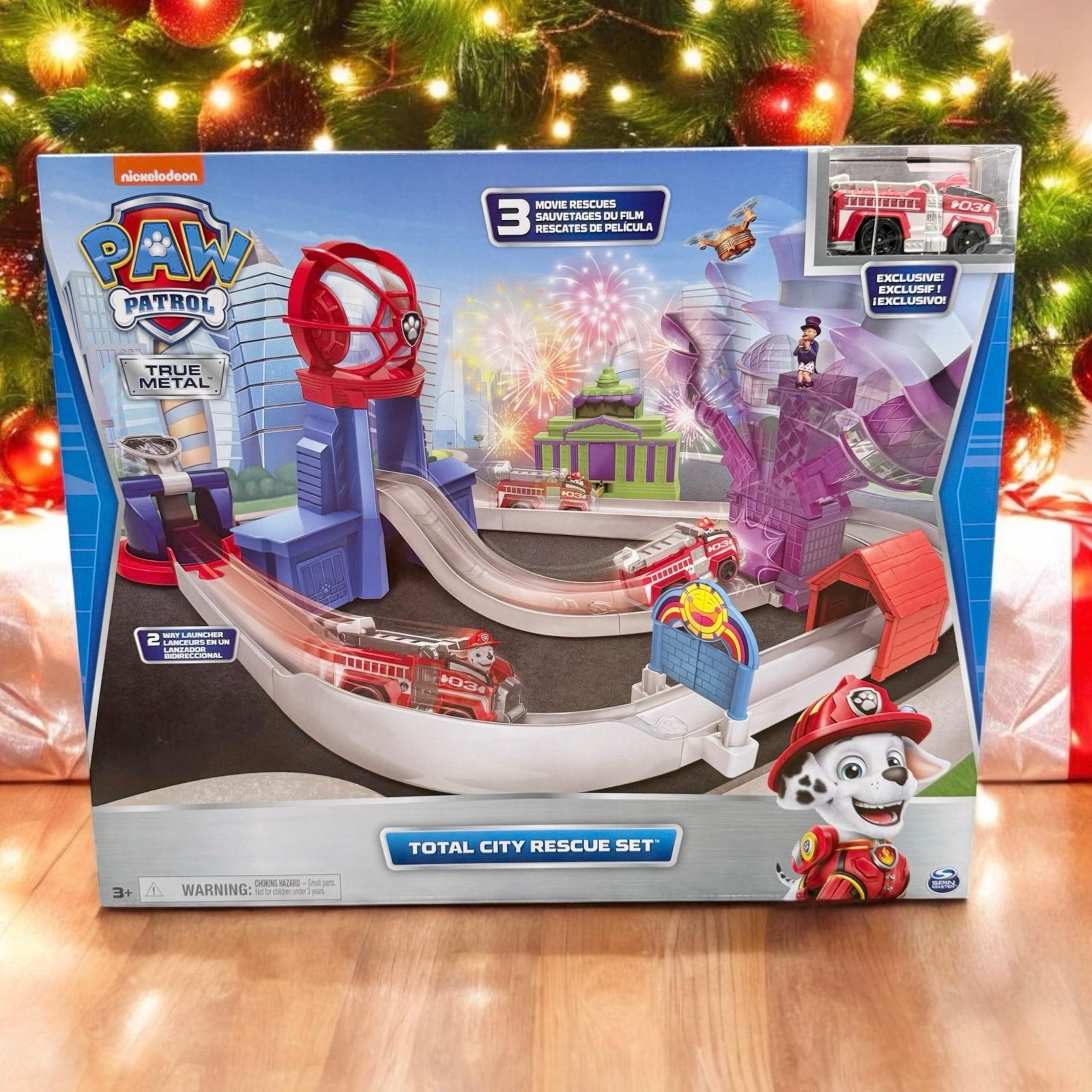 NEW IN BOX PAW Patrol True Metal Total City Rescue Vehicle Play Set