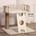 Wooden Double Layer Cat House Cat Tower Multifunctional Cat House