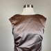 Betsy & Adam Women's Cocktail Dress Size 6 Purple Satin Sleeveless Midi Sheath
