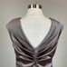 Betsy & Adam Women's Cocktail Dress Size 6 Purple Satin Sleeveless Midi Sheath