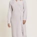 Barefoot Dreams Side Tie Cozy Chic Ribbed Almond Color Robe Size (Small) NWT