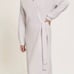 Barefoot Dreams Side Tie Cozy Chic Ribbed Almond Color Robe Size (Small) NWT