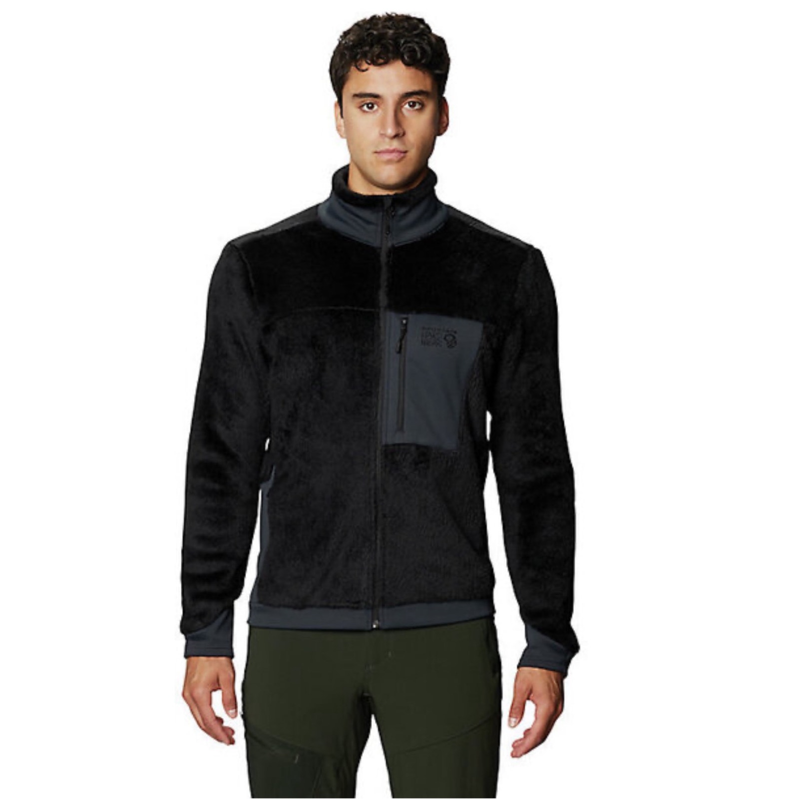 Mountain Hardwear Men's Monkey Man Jacket Fleece Black Sz XL