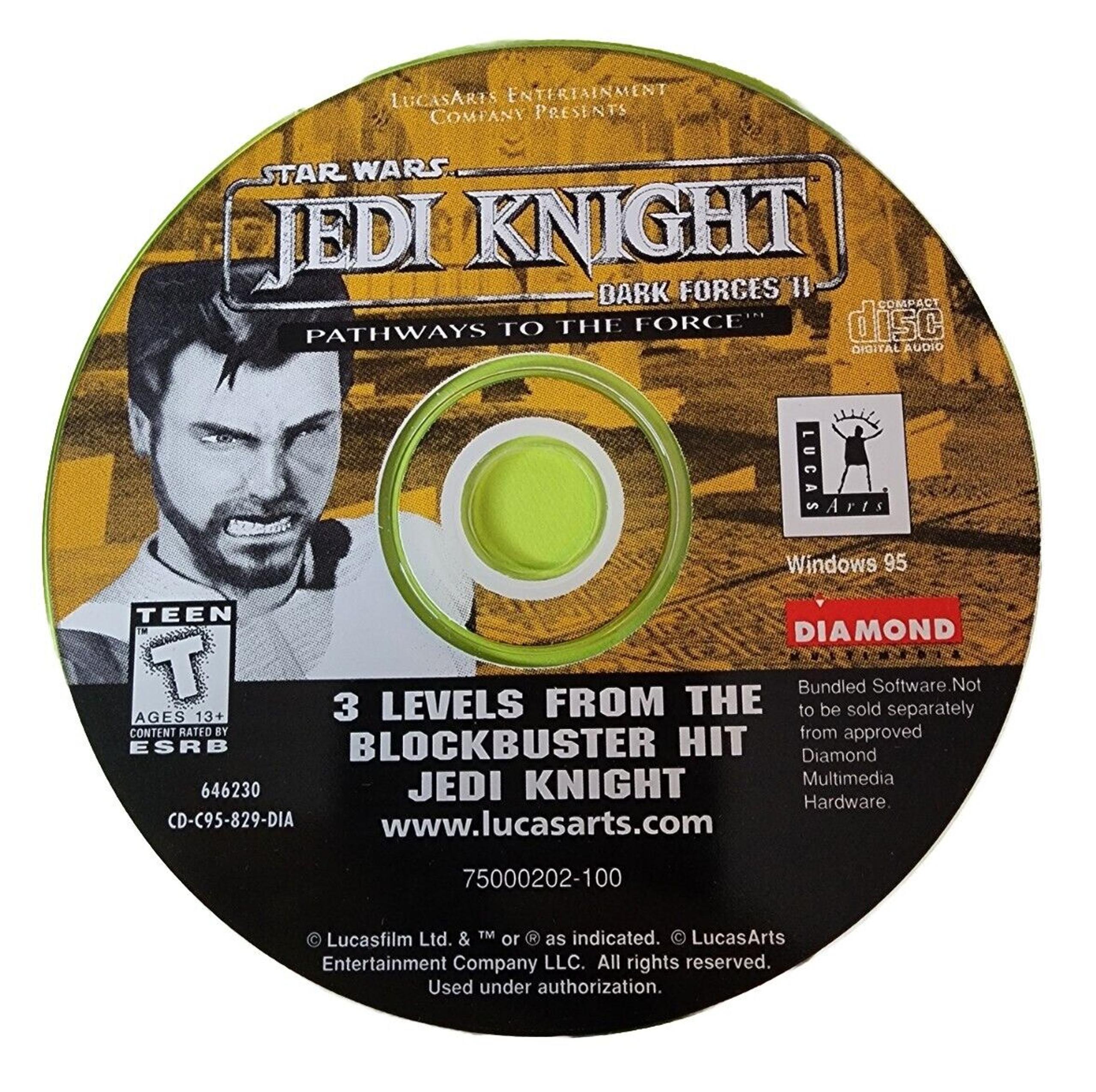 Star Wars: Jedi Knight -- Dark Forces II Jewel Case (PC, 2001)