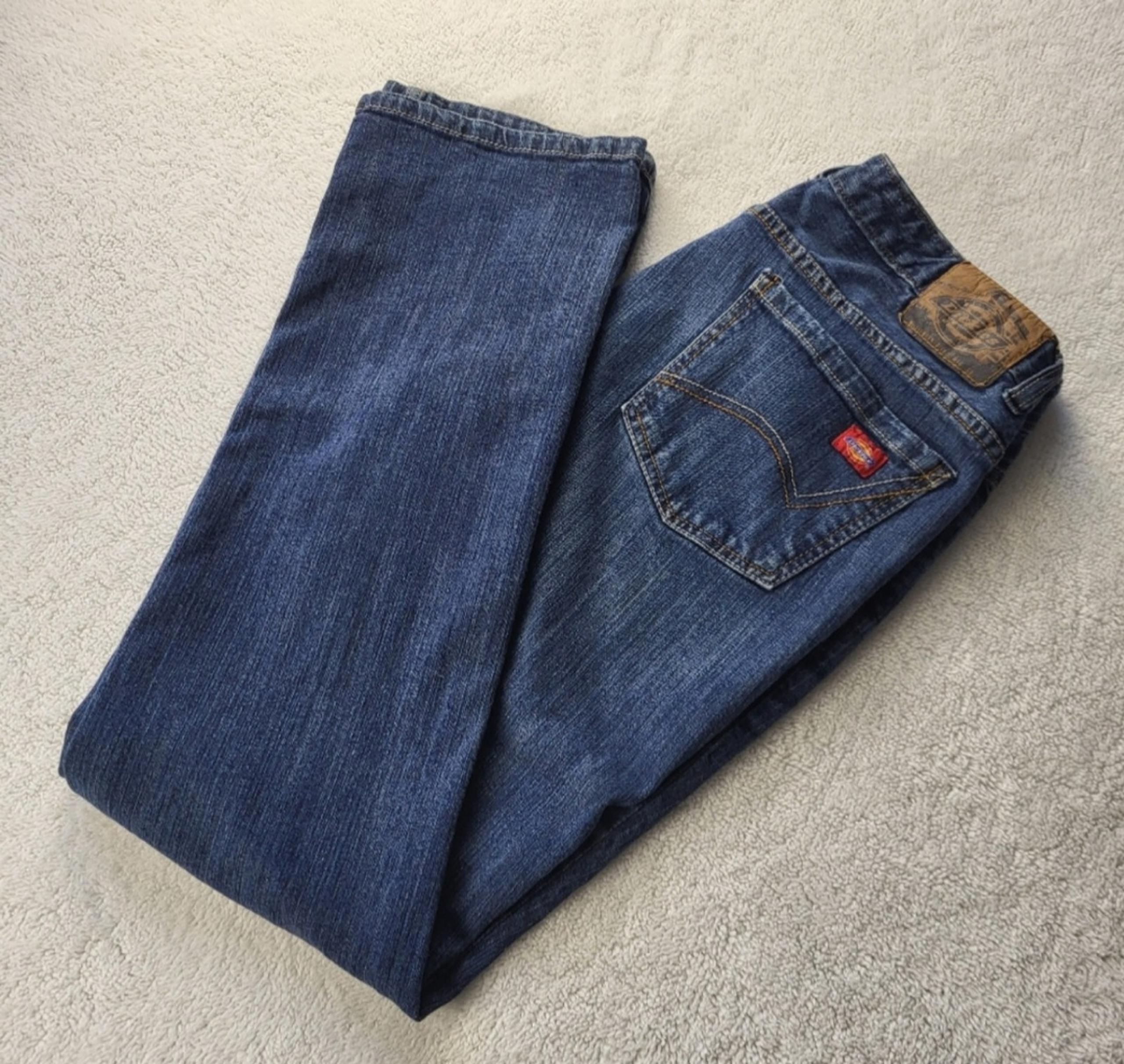 Dickies Relaxed Fit Women's Jeans Den Blue Possible 30 Waist or Size 10/12 Med