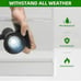 CONERIFE Solar Outdoor Lights, Solar Spot Lights Outdoor Garden IP65 Waterproof