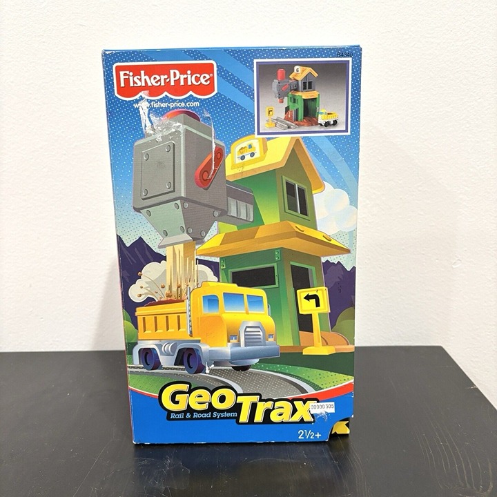 NEW Fisher Price GeoTrax Rail and Road System Load 'em Up Gravel Co.