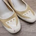Prada High Heel Pumps Womens Sz 39.5 White Patent Leather & Natural Woven Wicker