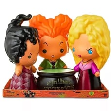 DISNEY Halloween Hocus Pocus Sanderson Sisters Blow Mold Tabletop Decor Set New