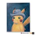 Pokemon X Van Gogh Wall Art Canvas Set - Pikachu