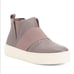 *JSLIDES Taupe Slip On Leather Sneakers