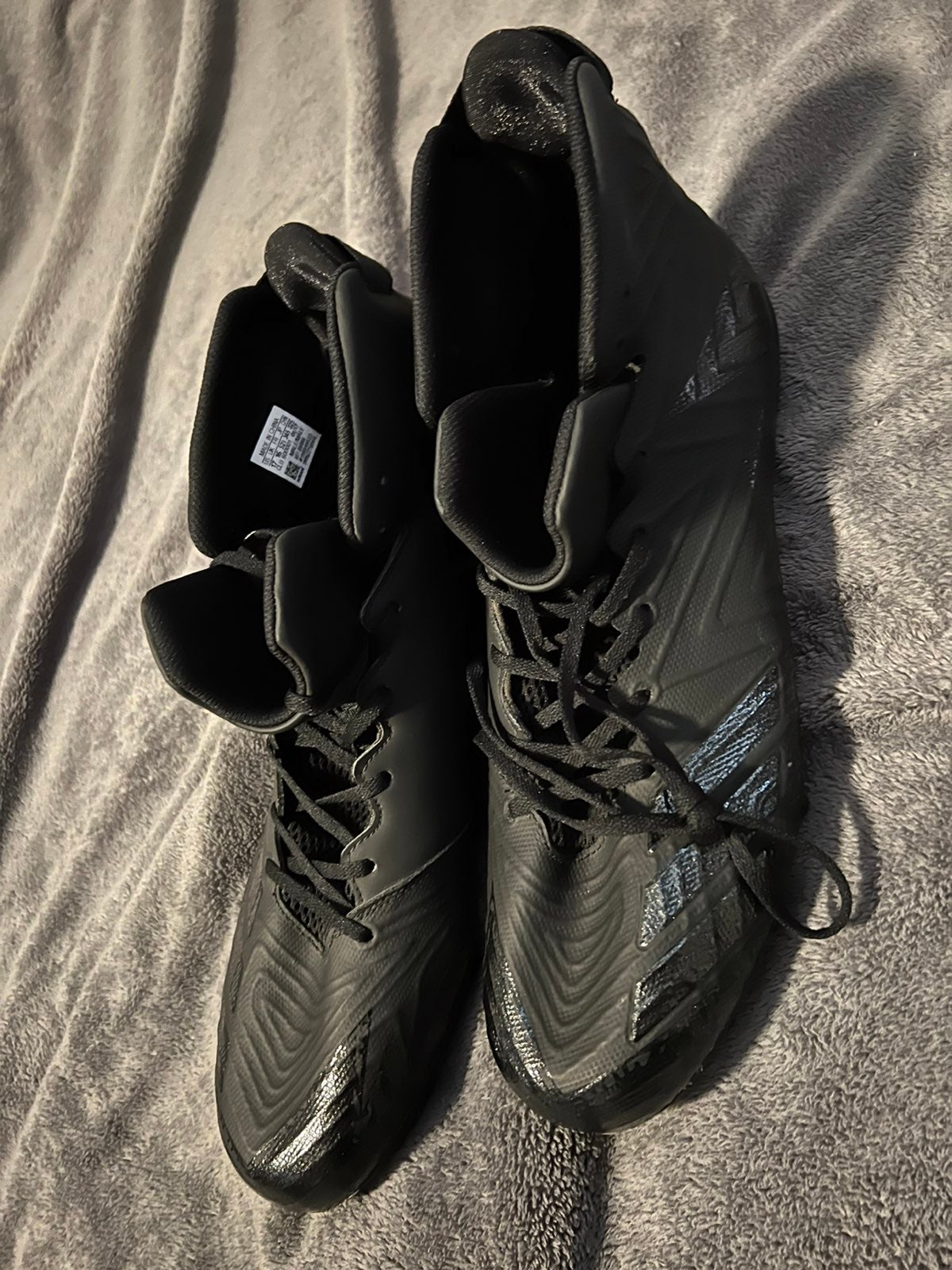 adidas Men's Freak X Carbon Mid Football Shoe, Black/Black, 17 M US