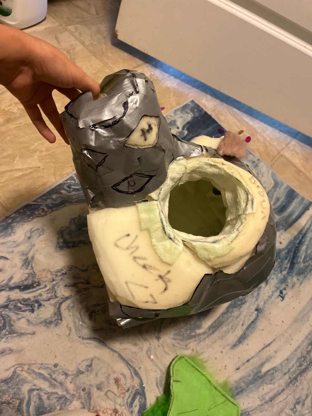 fursuit head base worm