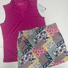 Lady Hagen Golf Pink Top Skort Set Bundle Women’s Medium