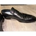 GUCCI Authentic Black Gucci 114416 GG Leather Moccasi Lifford Loafers size 12