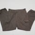 Vintage 1990s Carolina Colours Army Green Khaki Cargo Cropped Ankle Tie Pants