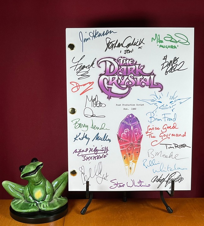 The Dark Crystal Script Signed- Autograph Reprints- 134 Pages