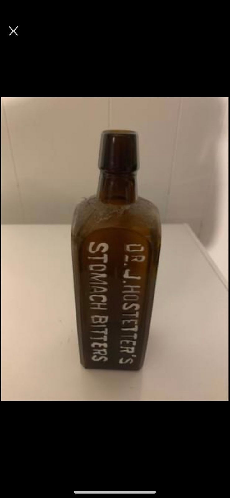 Vintage/Antique DR J Hostetters bottle 1