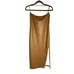 NWT ALIX NYC Rocco Vegan Leather Midi Dress Sable Tan-sz Large
