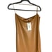 NWT ALIX NYC Rocco Vegan Leather Midi Dress Sable Tan-sz Large