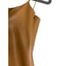 NWT ALIX NYC Rocco Vegan Leather Midi Dress Sable Tan-sz Large