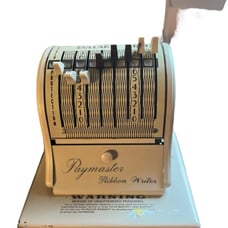 Paymaster Ribbon Writer 8000 Series Check Money Order Protector