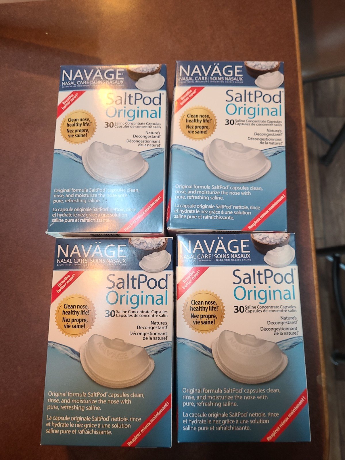 Navage Salt Pod Nasal capsules qty 4