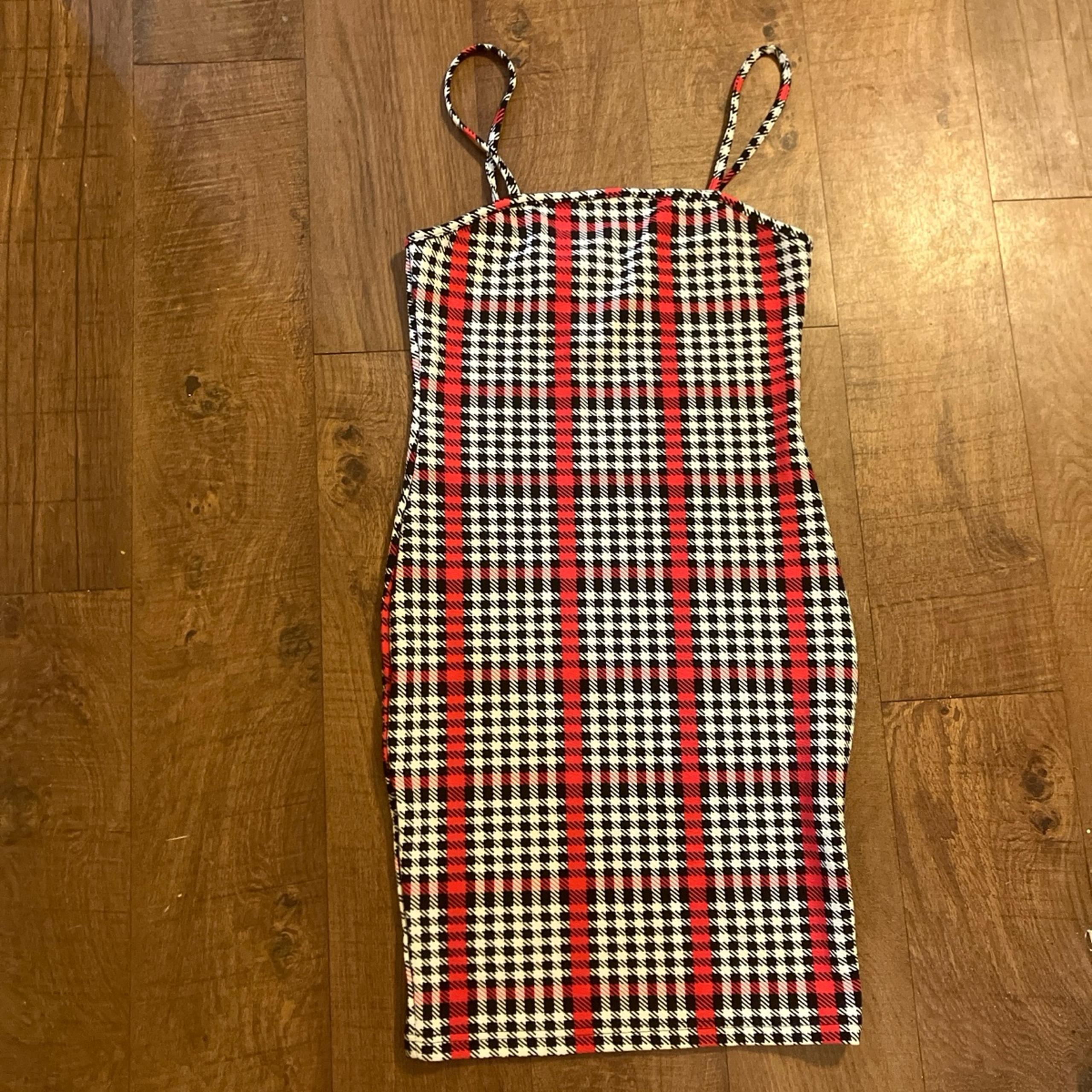 SHEIN Size Small Women’s Plaided Spaghetti Strap Dress
