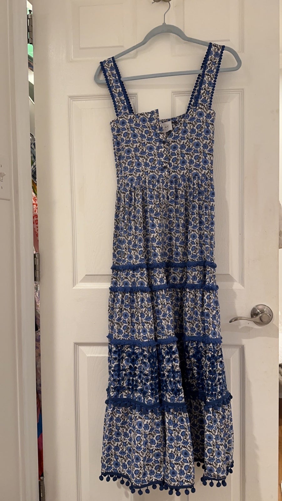 THESHIRT brand blue floral dress