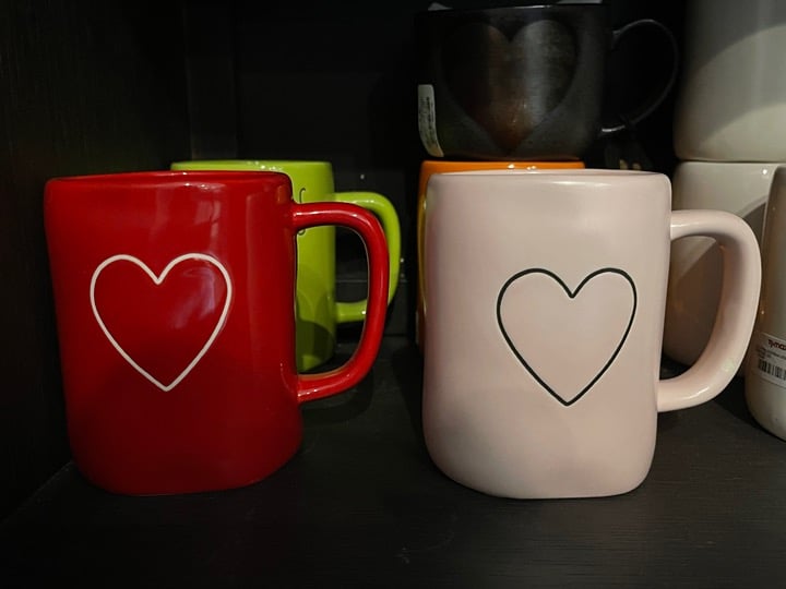 Rae Dunn Heart Mug set of 2
