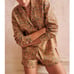 Sezane ruffle sleep shorts in floral cotton