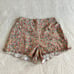 Sezane ruffle sleep shorts in floral cotton