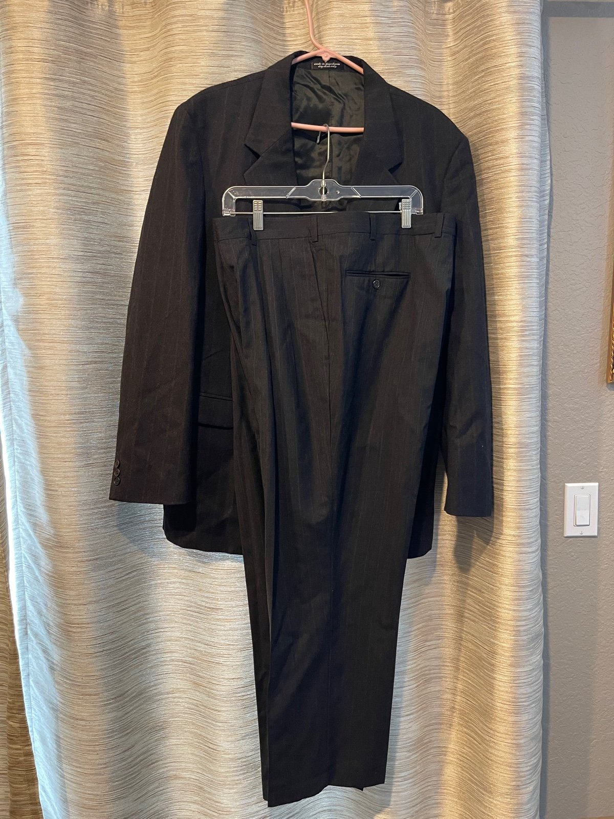 Men Wool Suit Jacket and Pants