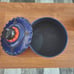 Decorative handmade boho african leather storage box