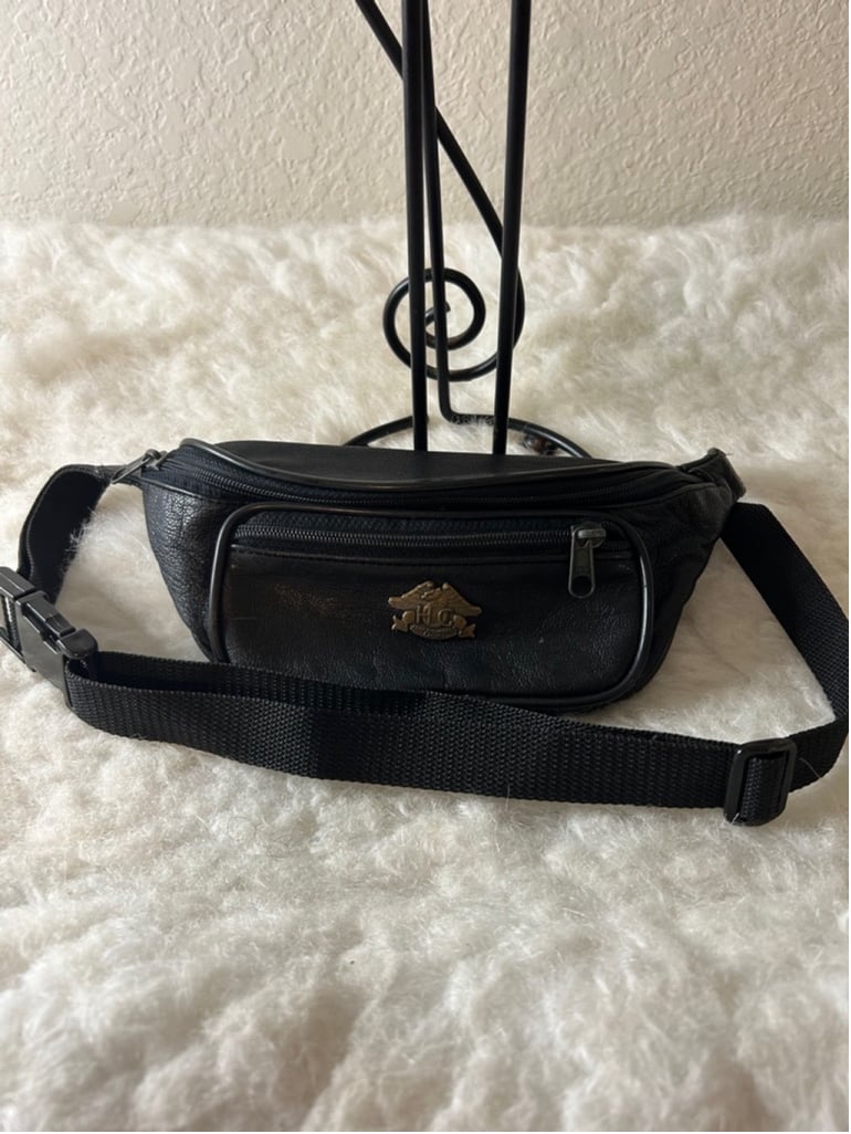 harley davidson fanny pack leather